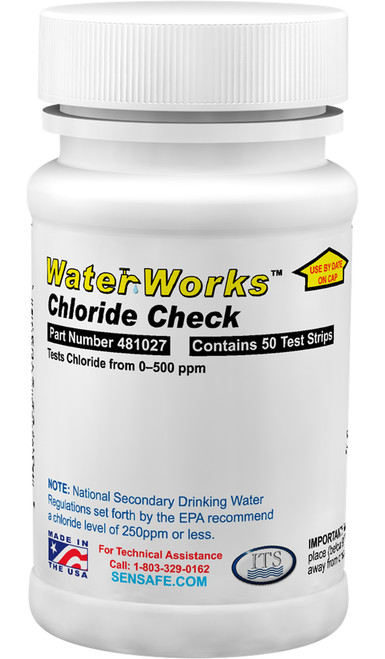 WaterWorks™ Chloride Check Test Strips Bottle