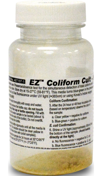 WaterWorks™ EZ Coliform Cult | 12 Tests | Industrial Test Systems