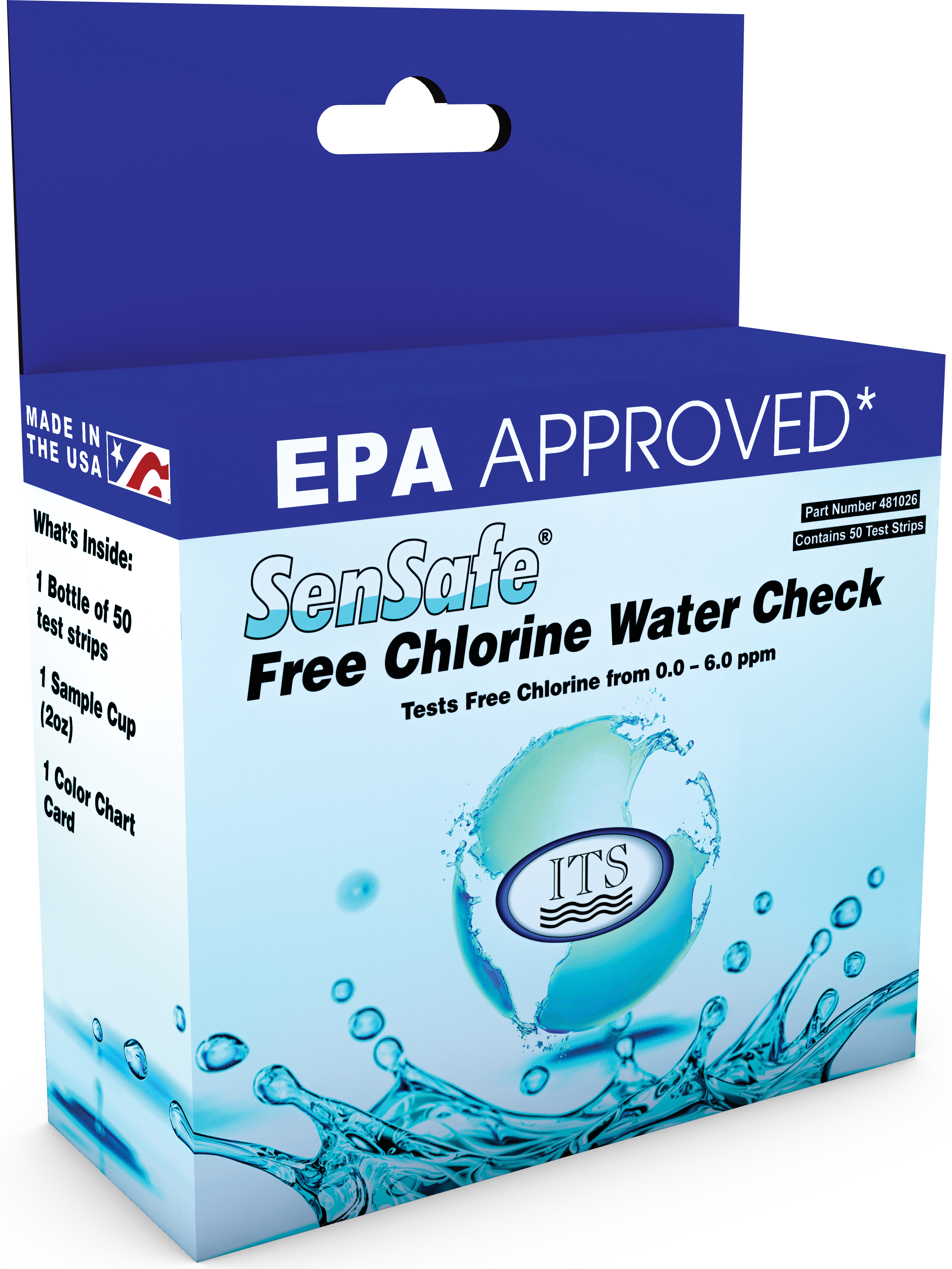 free chlorine water check box