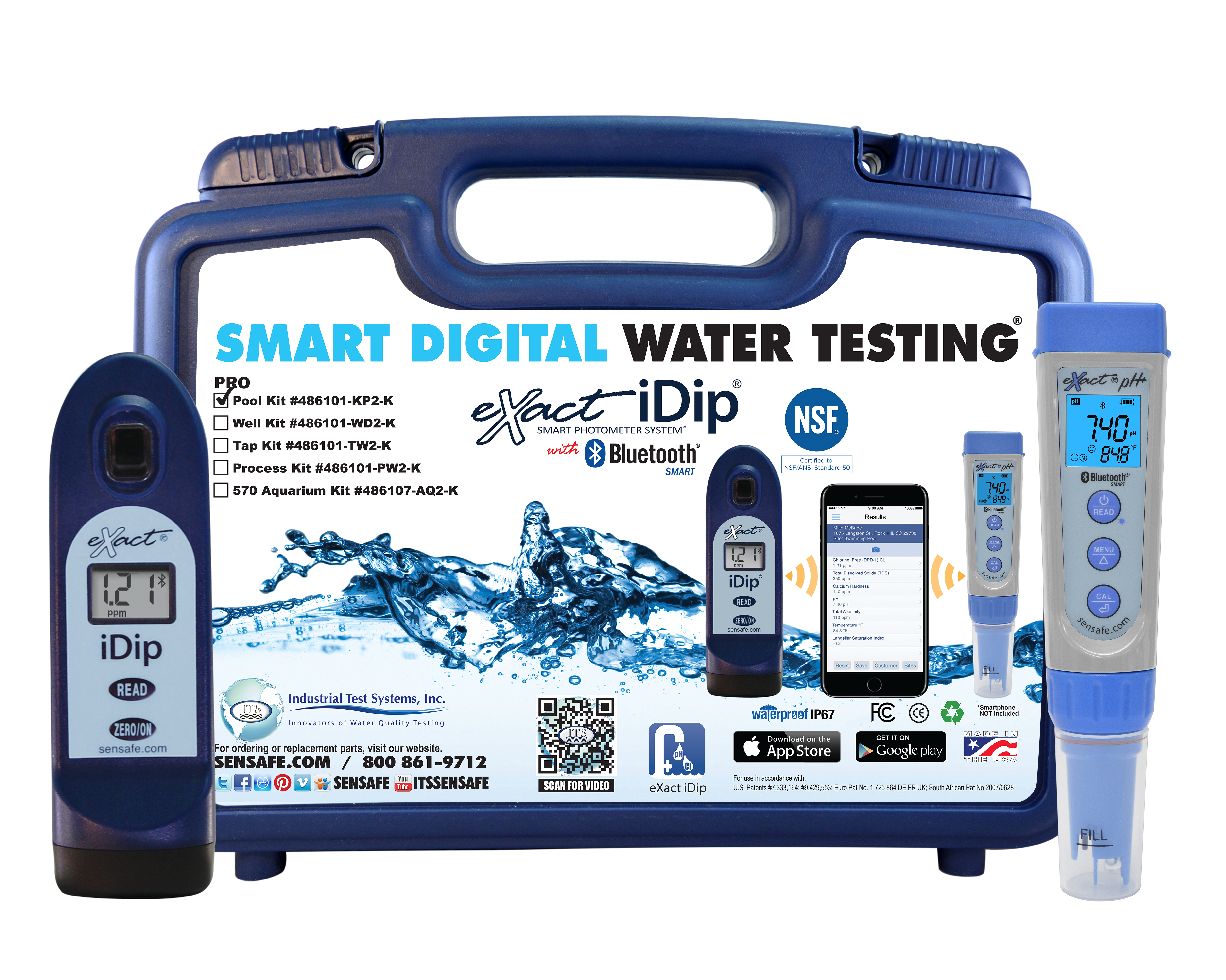 eXact iDip® Pool Professional Test Kit