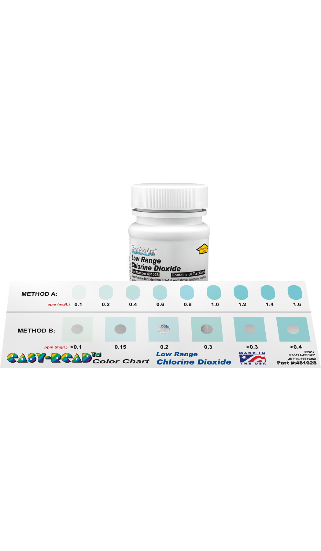 SPECTROQUANT CHLORE DIOXYDE 0,02-10MG/L 00608 - 200 TESTS