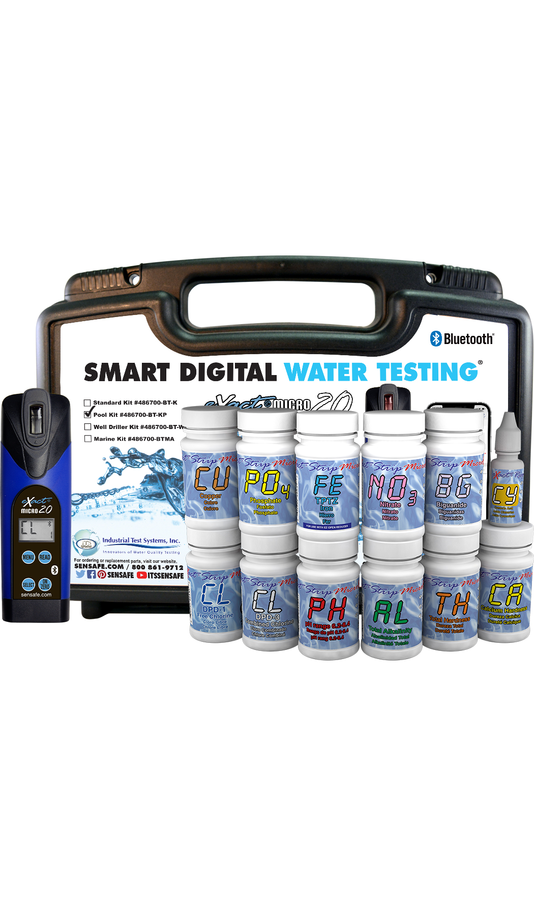 eXact® Micro 20 with Bluetooth® Pool Kit | Water Test Kit