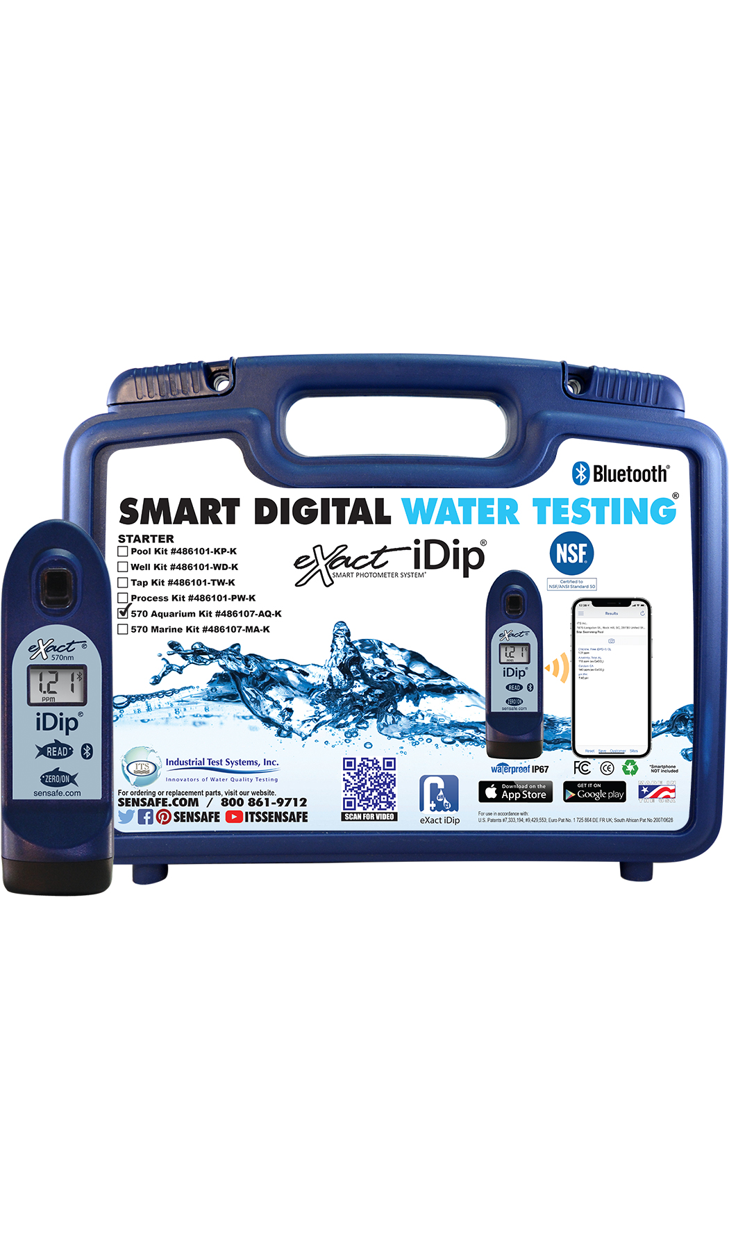 eXact iDip® 570 Freshwater Aquarium Kit, Water Test Kit