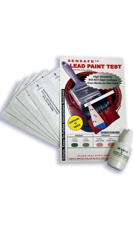SenSafe® Lead Paint Test, Visual Test Strips