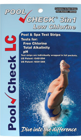 Pool Check® Low Chlorine 3in1 Test Strips (Pocket Pack) Front