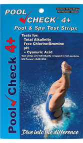 Pool Check® 4+ Test Strip (Pocket Pack) Front