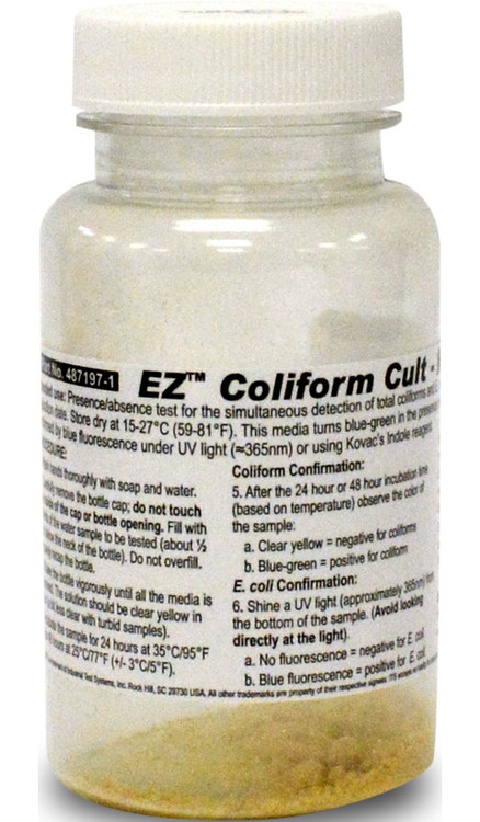 WaterWorks™ EZ Coliform Cult | 12 Tests | Industrial Test Systems