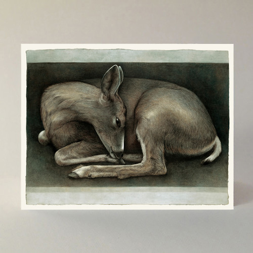 Formosan Sika, Deer illustration, deer note card