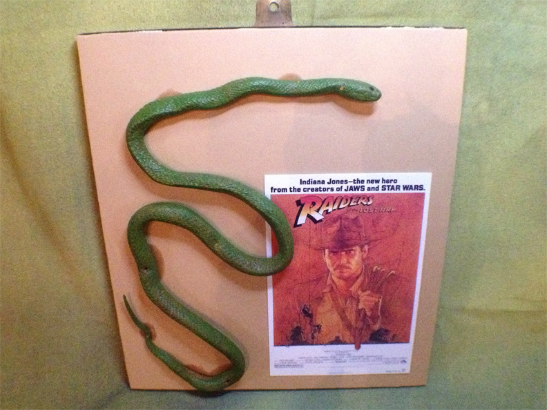 Raiders of the Lost Ark, Real Prop Snake, Very Detailed - Reel Art