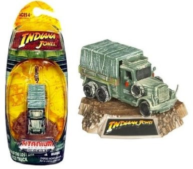 Indiana Jones Micro Machine Die Cast Cargo Truck Reel Art