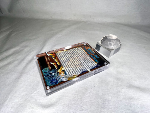 Indiana Jones Temple Of Doom, Eye Of The Peacock Diamond, Real Prop Replica, Display Plaque, Item Stand, Signed, Numbered, Limited Edition