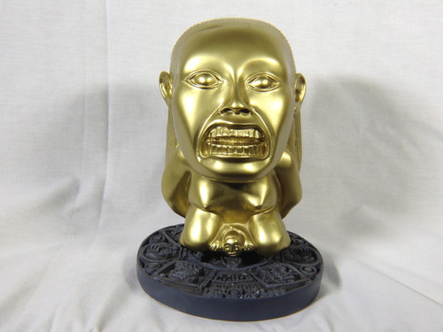 Raiders of the Lost Ark, Golden Idol of Fertility, Classic Version, Solid Resin, Circular Jungle Stand, Signed, Numbered, Limited Edition
