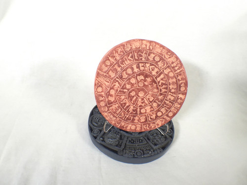 Phaistos Disc, Minoan, Crete, Ancient Mystery, Jungle Stand, Free Book, Signed, Numbered, Limited Edition