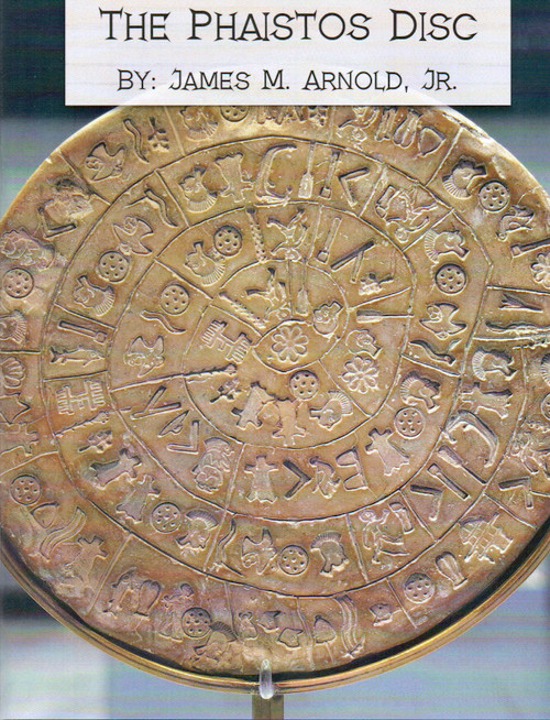 Phaistos Disc, Minoan, Crete, Full Color Paperback Book, Signed, Historical Articles