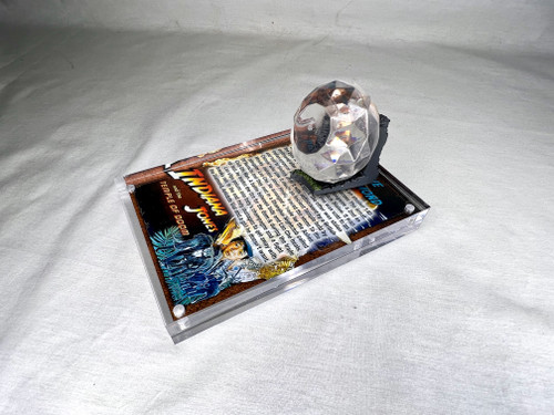 Indiana Jones Temple Of Doom, Eye Of The Peacock Diamond, Real Prop Replica, Display Plaque, Jungle Easel, Signed, Numbered, Limited Edition