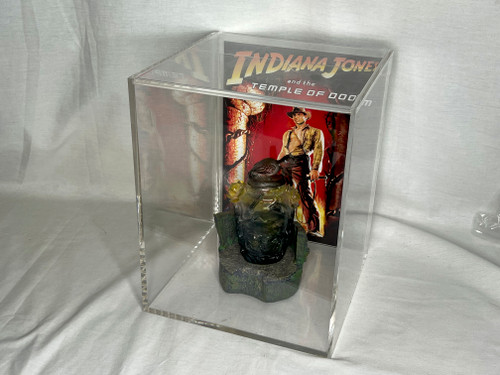 Indiana Jones Temple of Doom, Nurhachi Urn, Resin, Real Prop Replica, Lighted Jungle Stand, Acrylic Case, Signed, Numbered, Limited Edition