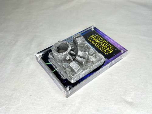 Star Wars Death Star Surface Piece B, Real Prop Replica, Display Plaque, Solid Resin, Signed, Numbered, Limited Edition