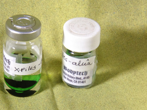 X-Files Black-Green Alien Demon Contact Lenses