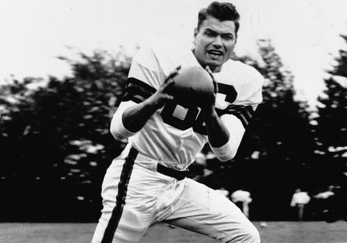 Dante Lavelli (Cleveland Browns) Signed Check PSA/DNA Authenticated Near Mint Condition