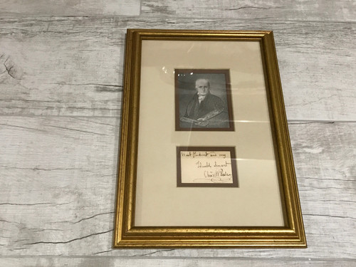 Charles Willson Peale, Framed and Matted, Signed Cut, PSA/DNA Authenticated