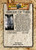 Shroud of Turin, Full Size Face, Negative on Linen Cloth, 3 x 3 Feet, Framed, Book, Signed, Numbered, Limited Edition