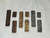 Star Wars Galactic Credit 3 Color Ingot 9 Piece Set, Display Plaque, Real Prop Replica, Solid Metal, Signed, Numbered, Limited Edition