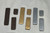 Star Wars Galactic Credit 3 Color Ingot 9 Piece Set, Display Plaque, Real Prop Replica, Solid Metal, Signed, Numbered, Limited Edition
