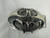 Batman Forever, Traditional Type Bat Buckle, Silver Metal