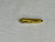 007 James Bond, Collectors Gold Bullet Pendant with 007 Gun Logo