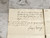 King George III Signed Letter 1807, Fully Authenticated
