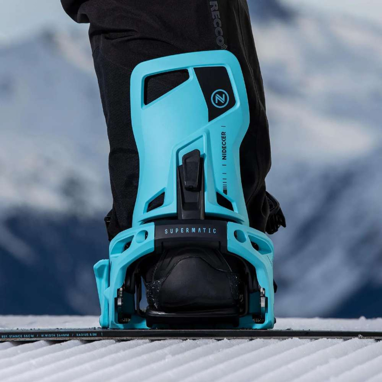 スノーボード 24-25 NIDECKER SUPERMATIC DUNE-ORANGE Nidecker Supermatic Snowboard Bindings 2025 Dune Orange