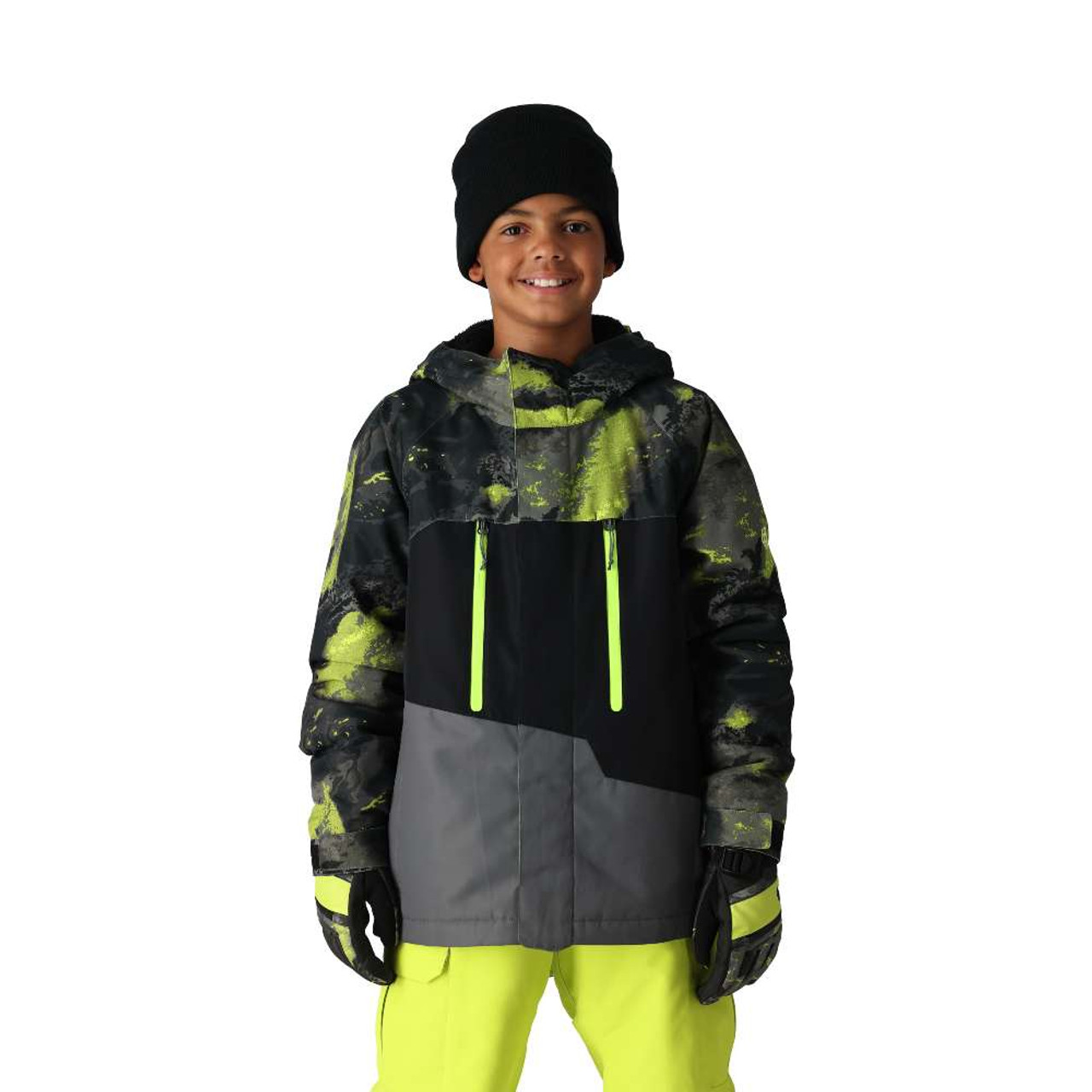 スノーボード 686 Boys Cross Insulated Jacket XL 686 Geo Insulated Boys Jacket 2025 | Corbetts Ski + Snowboard
