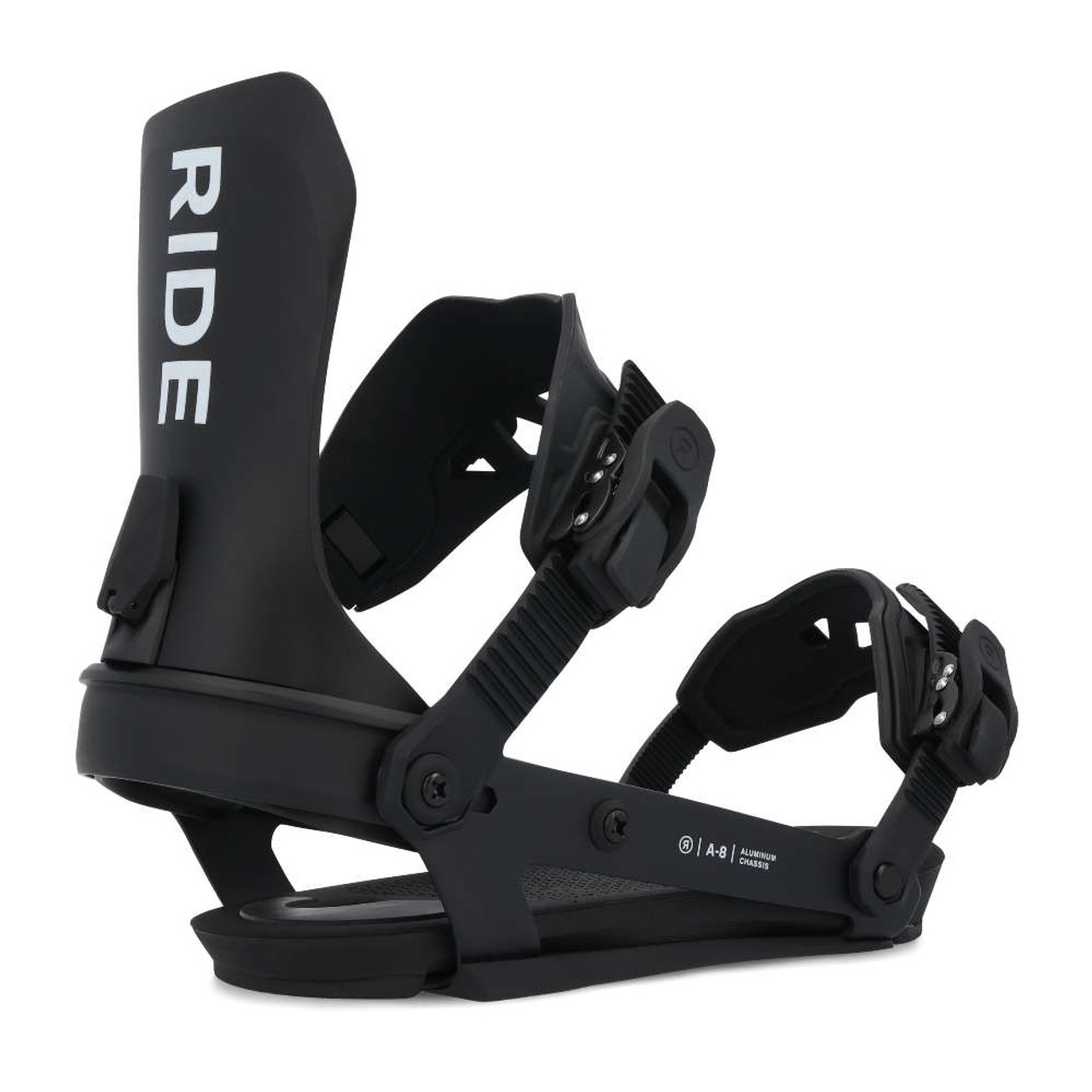 スノーボード ビンディング RIDE A-8 Mサイズ ブラック Amazon | Ride A-8 メンズ スノーボードビンディング M ブラック