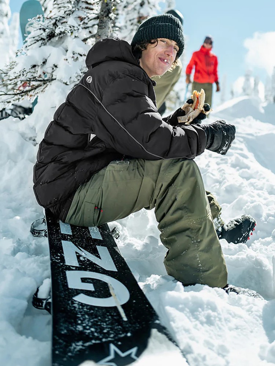 VOLCOM フード付きジャケット グレー/ブラック Volcom Lined Sherpa Zip Jacket – Boardzone Surf Co.