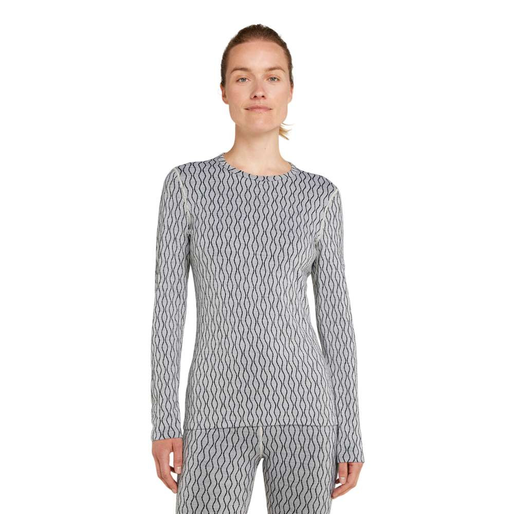 Icebreaker Merino 260 Vertex Womens Long Sleeve On-Piste Crewe