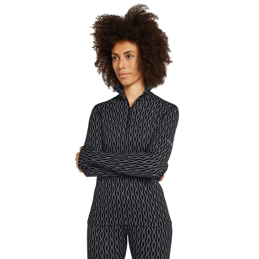 Icebreaker Merino 260 Vertex Womens Long Sleeve On-Piste Half Zip