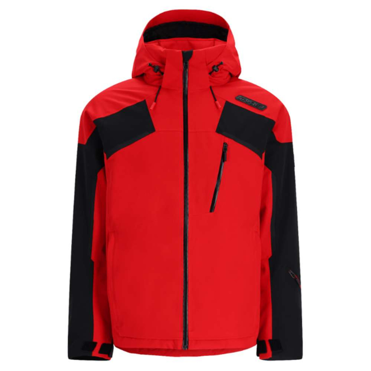 Spyder Leader スキーウェア ジャケット メンズ 白・黒・グレー・赤 Spyder Leader Jacket - Men's – Snowflake Ski Shop