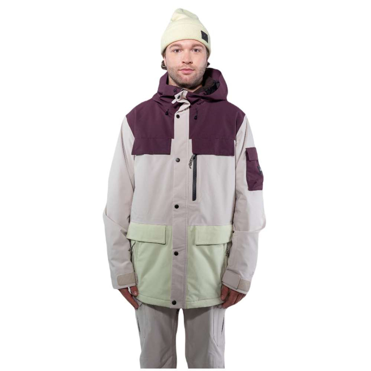 【新品】Soft Ox Utility Collarless Jacket L O'Neill Utility Pro Hybrid Mens Jacket 2025 | Corbetts Ski +