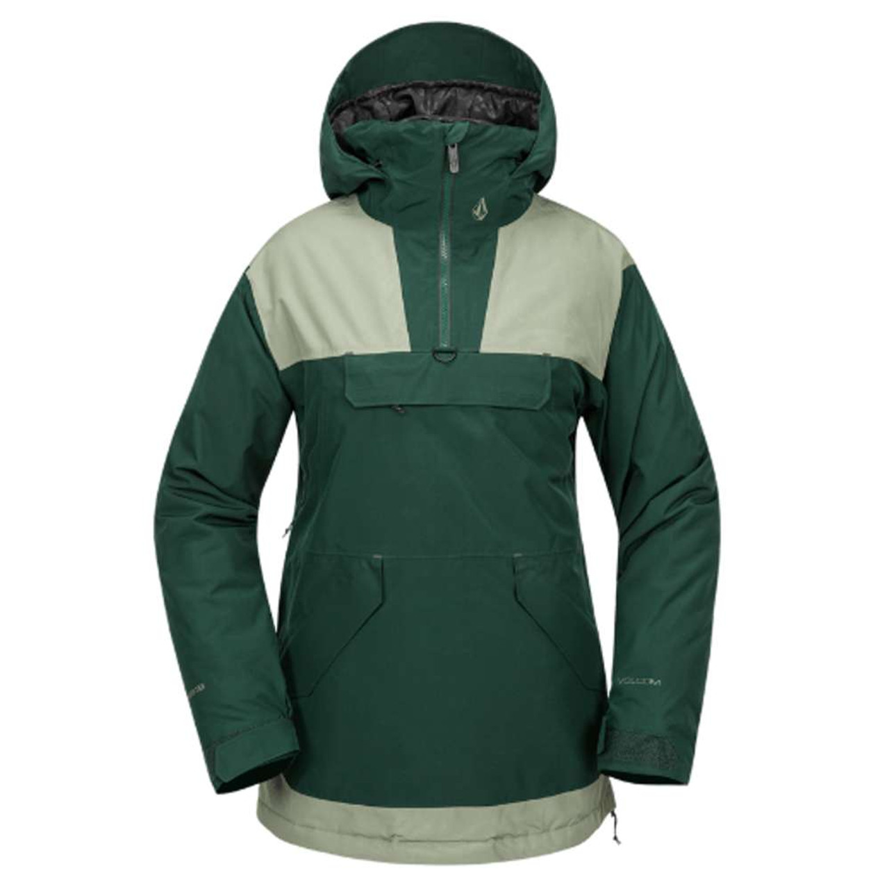 VOLCOM FERN INS GORE PULLOVER ボルコムプルオーバー Fern Insulated Gore-Tex Jacket - EUCALYPTUS - Women - Volcom