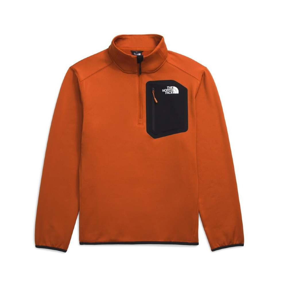 Zip Fleece North Face Orange Fleece The North Face 1/4 Zip Run