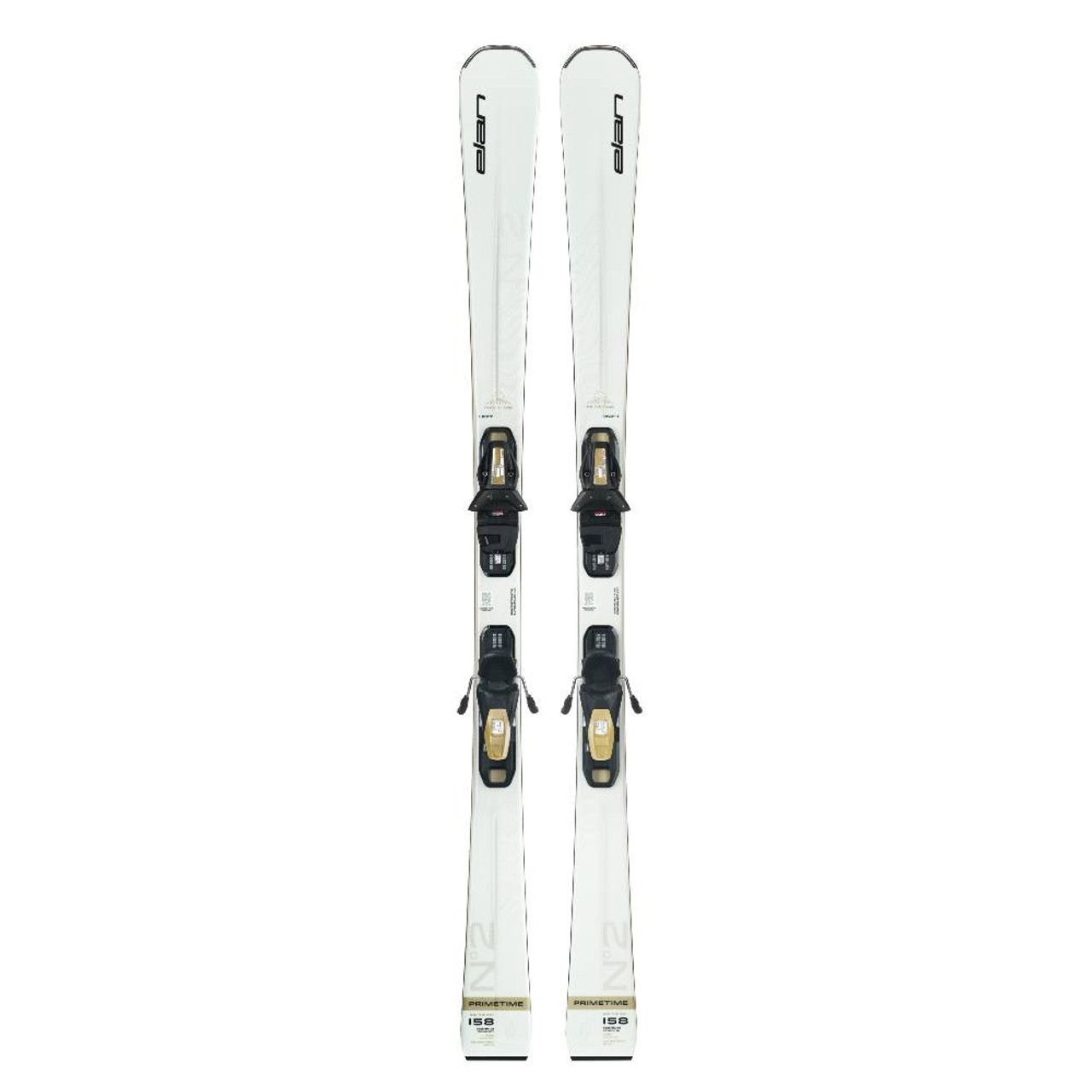 ‘24,1月新品購入158cm Elan PRIMETIME N°2 レディース Elan Primetime No2 W Womens Skis w EL 9.0 GW Bindings 2026