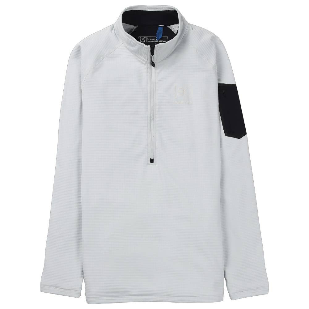 Burton [ak] Helium Grid Mens Half-Zip Fleece 2026 | Corbetts Ski +