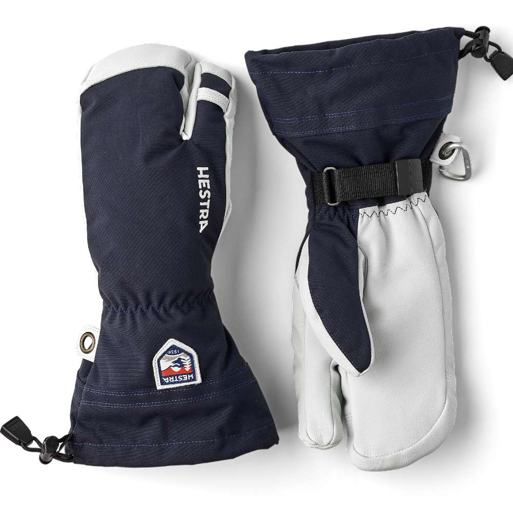 Hestra Army Leather Heli Adult 3-Finger 2026 Corbetts Ski