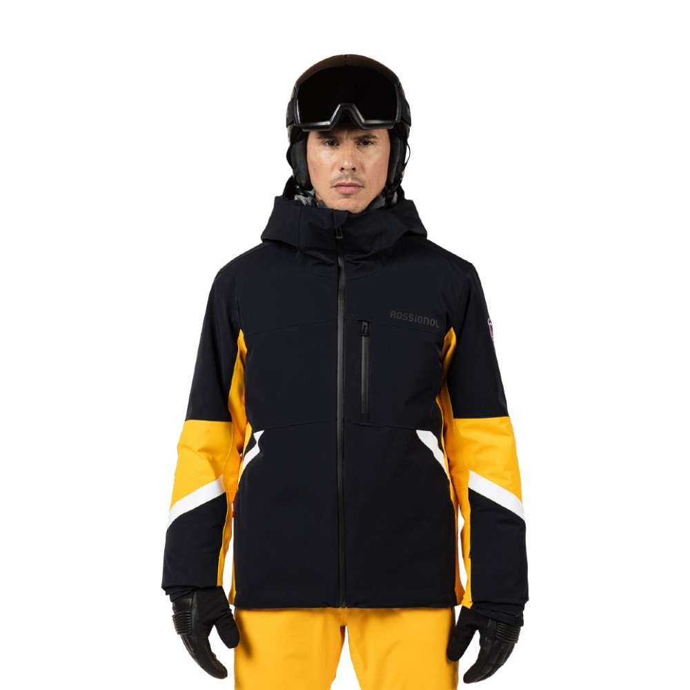 Rossignol マウンテンパーカー ブラック/イエロー Rossignol Ciastel Mens Jacket 2026 | Corbetts Ski + Snowboard