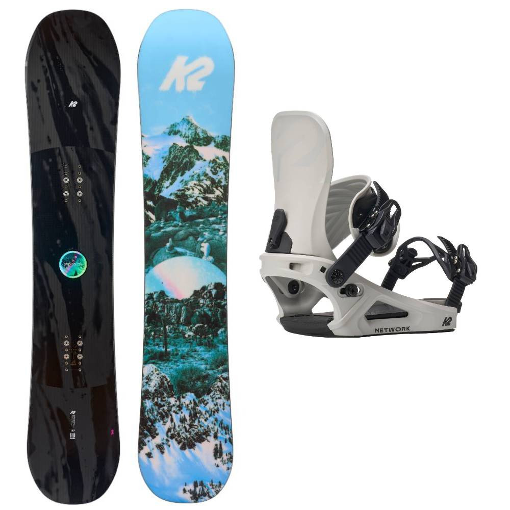 55美品❗️超豪華❗️K2 /レディース スノーボードセット★146cm+ビン付 楽天市場】k2 スノーボード レディース（シェイプ（スノーボード