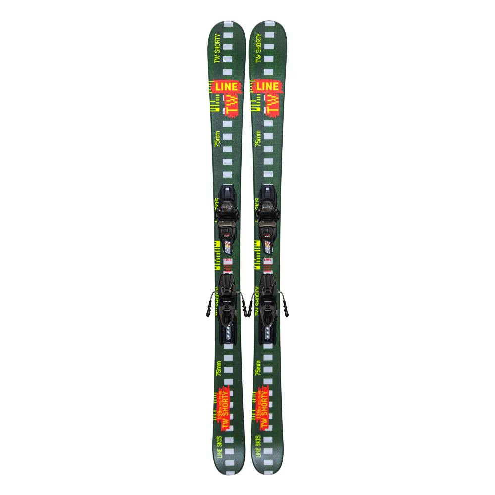 LINE Tom Wallisch Shorty 139cm スキー板　ジュニア Line Wallisch Shorty JR Skis w 4.5 FDT Bindings 2026 | Corbetts