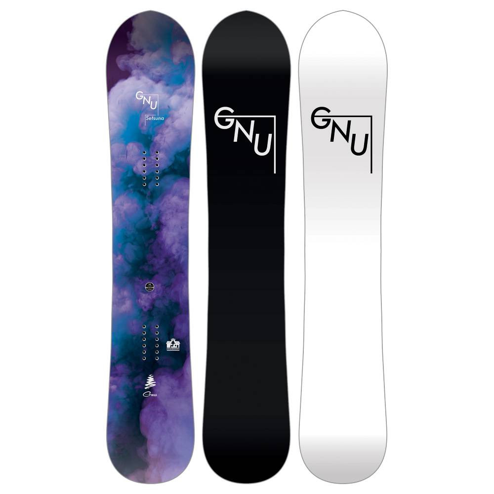 NITRO BUTTON & GNU 5 スノーボードセット GNU Setsuna Womens Snowboard 2027 | Corbetts Ski + Snowboard