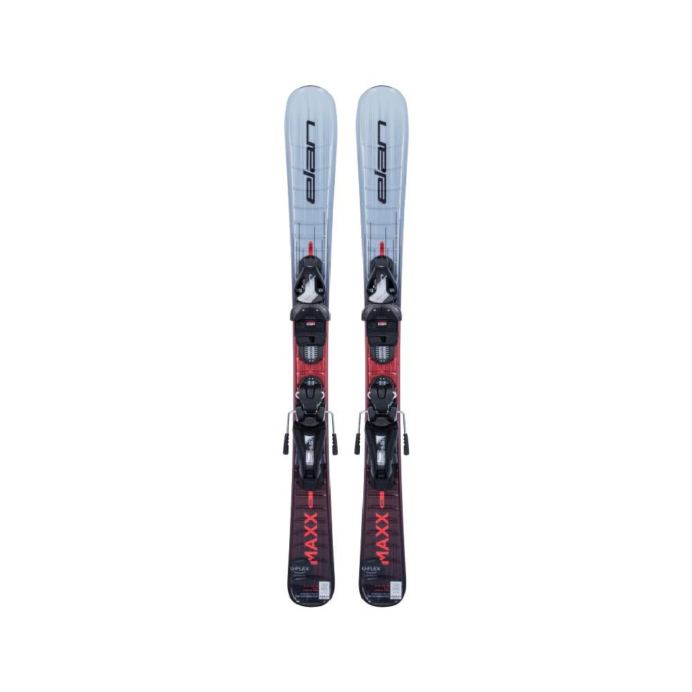 elan Maxx 80 ジュニア スキー板 レッド/ブラック Elan Maxx Red JR Skis w EL 4.5 GW Bindings 2027 | Corbetts Ski +