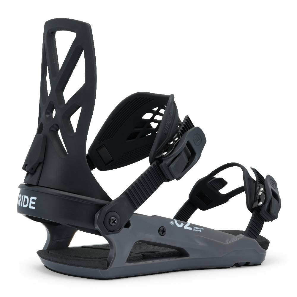 ride cl-2 snowboard bindings Women's 2026 The aluminum heel cup provides the feel and durability of aluminum where you need it while the composite tray offers comfort and a smooth ride Ride C-2 Mens Snowboard Bindings
