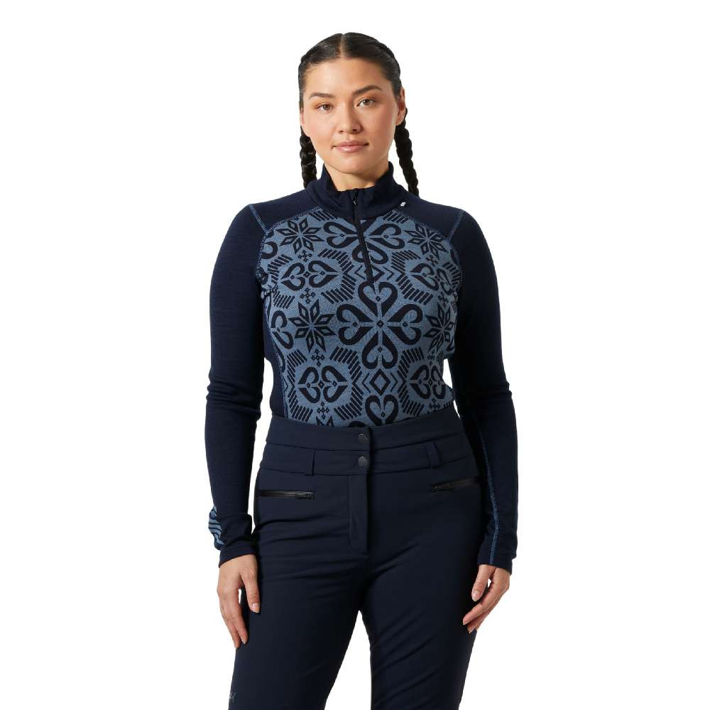 Helly Hansen Lifa Merino Midweight Graphic Womens 12 Zip 2027